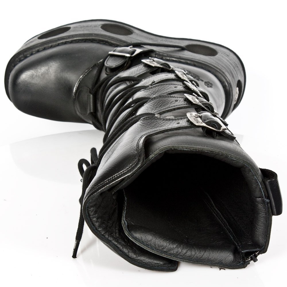 Чоботи New Rock Neptuno M-272-S2 Готичні Шкіряні Чорні, фото №7 Чоботи New Rock Neptuno M-272-S2 Готичні Шкіряні Чорні, фото №7