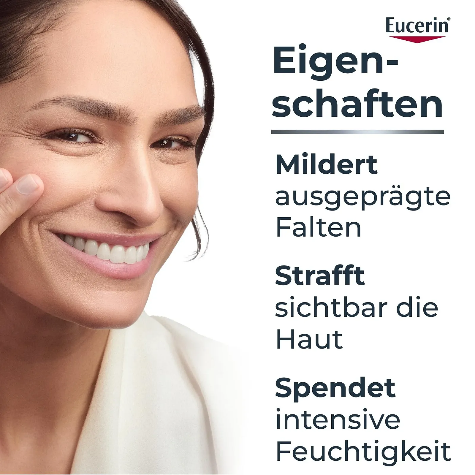 Денний крем Eucerin Hyaluronic Filler + 3x Effect SPF 15 для сухої шкіри 50 мл, фото №3