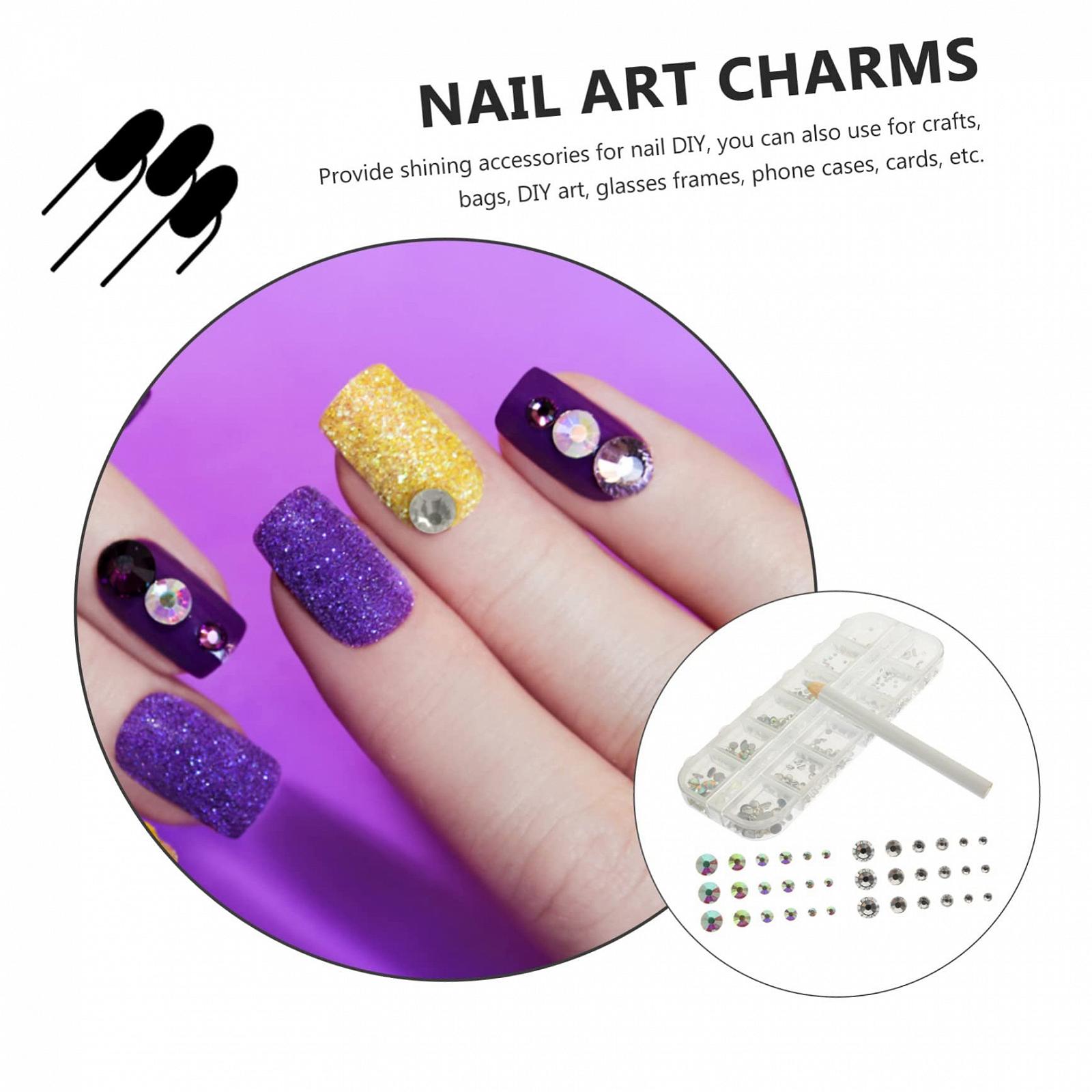 Набір страз для нігтів MERRYHAPY Великі, фото №7