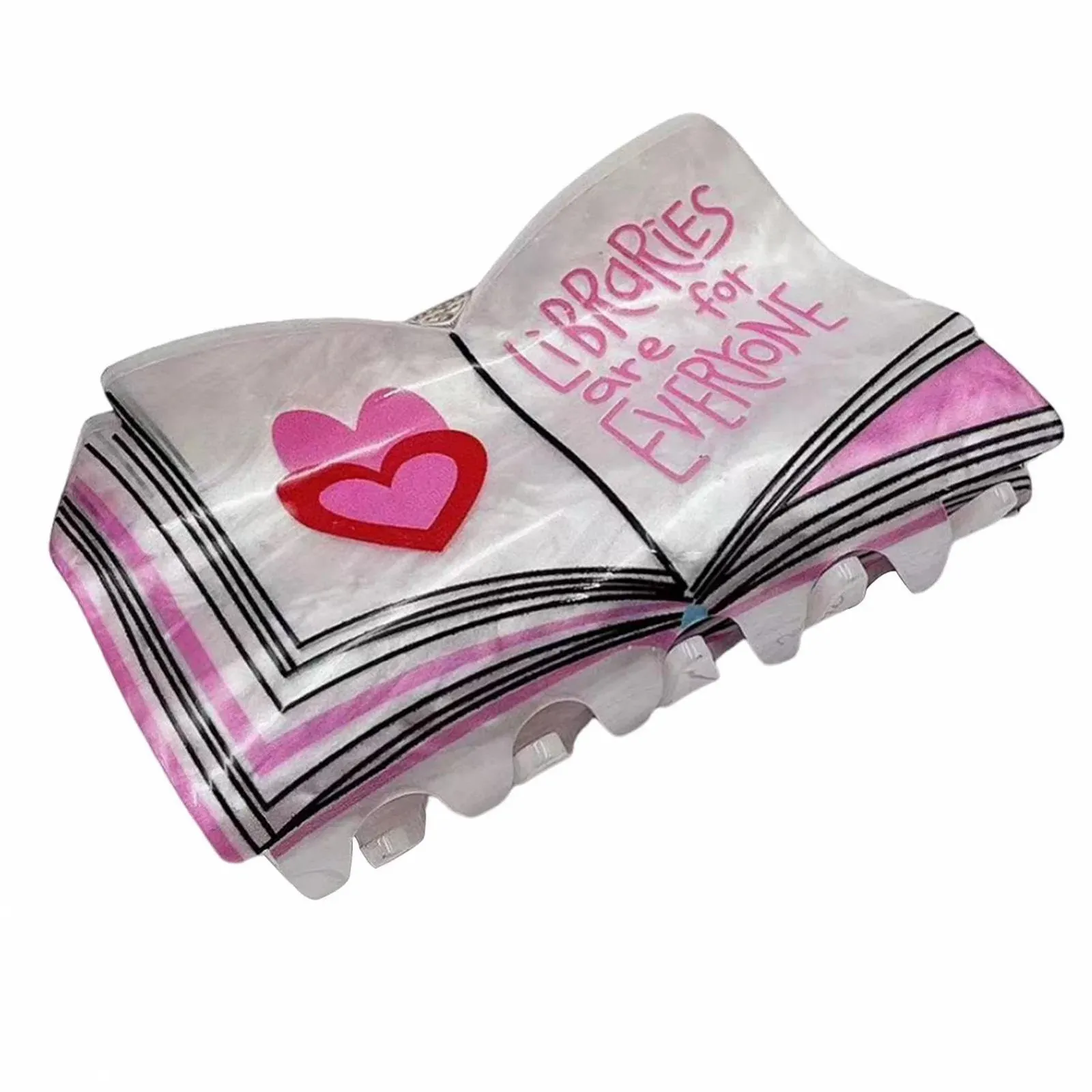 Заколка для волосся Книга Модна заколка-краб, фото №7