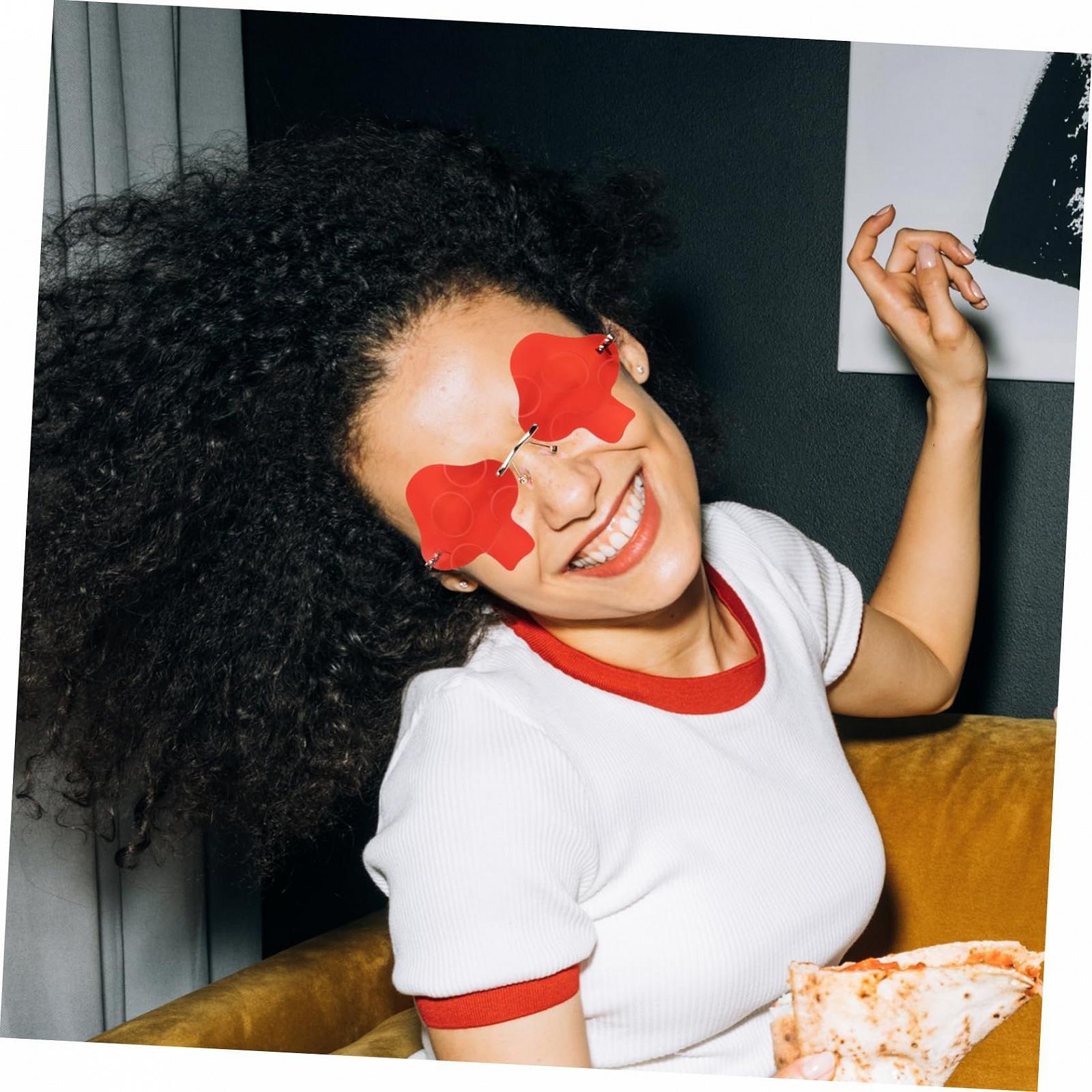 Гавайські окуляри з вінтажною оправою PACKOVE 2 шт., фото №3