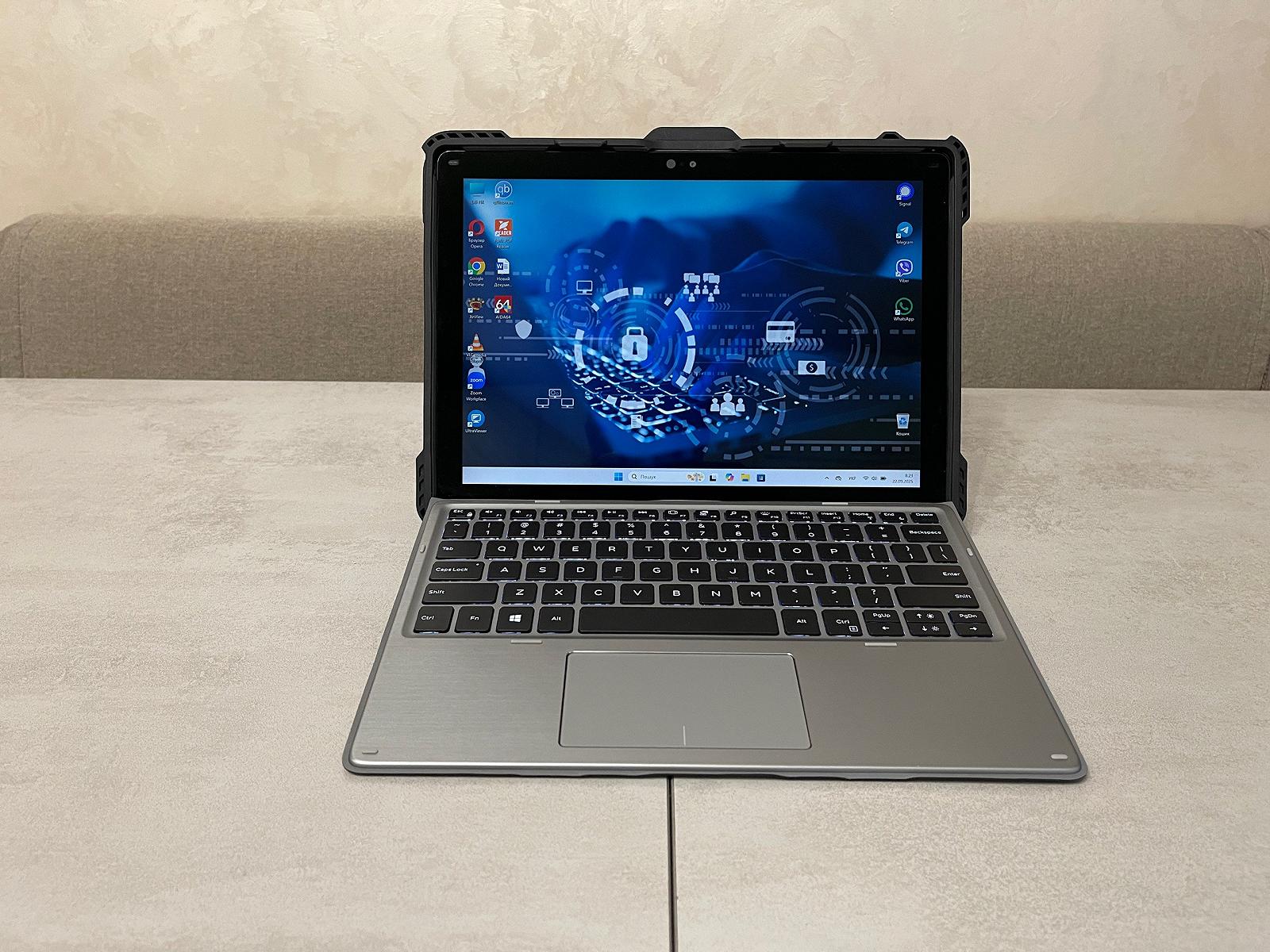 Планшет Dell Latitude 7210 2-in-1, 12,3" FHD IPS, i5-10310U, 16GB, 256GB. Чохол. Гарантія, фото №1