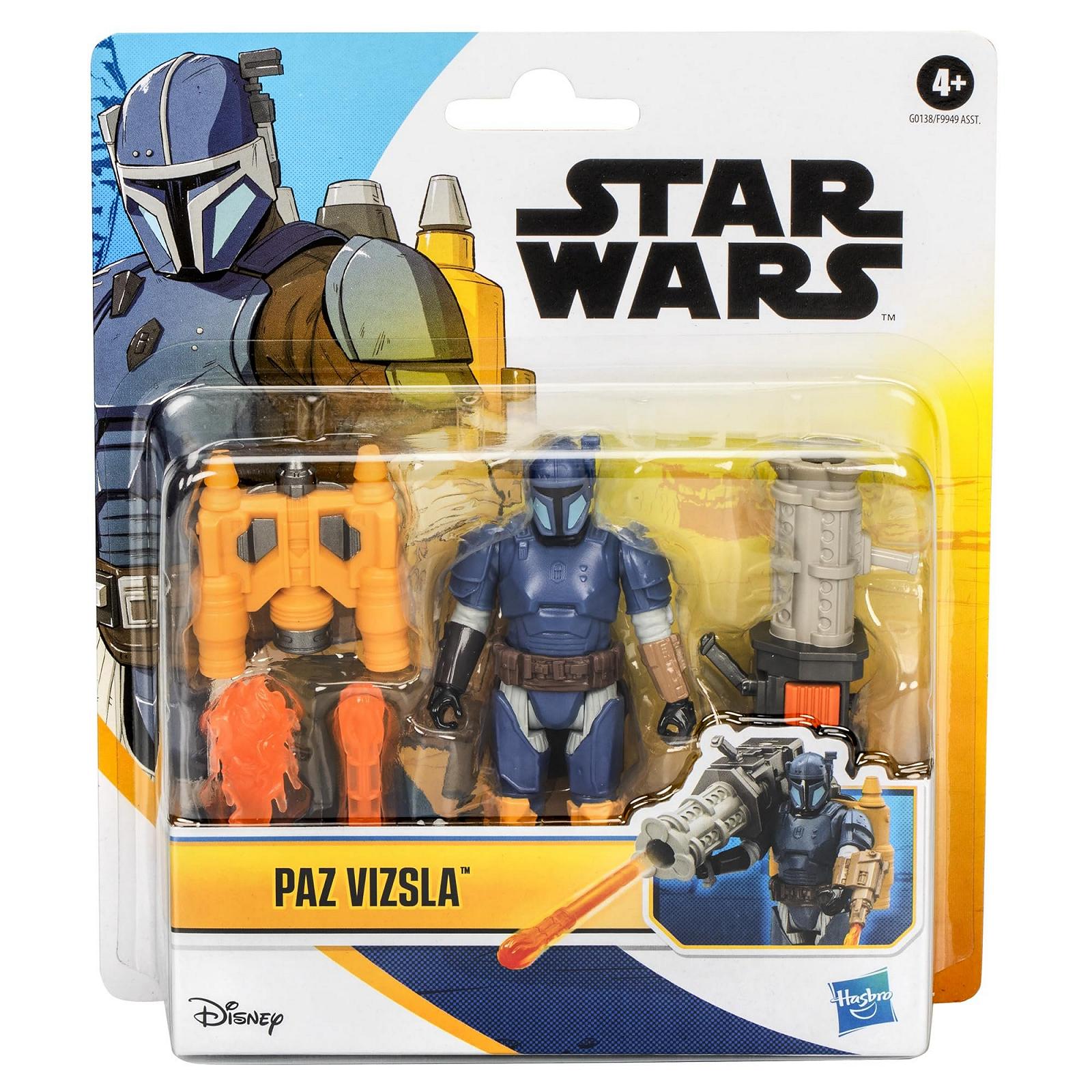 Фигурка Star Wars Epic Hero Series Paz Vizsla 10 см и снаряжение, фото №4