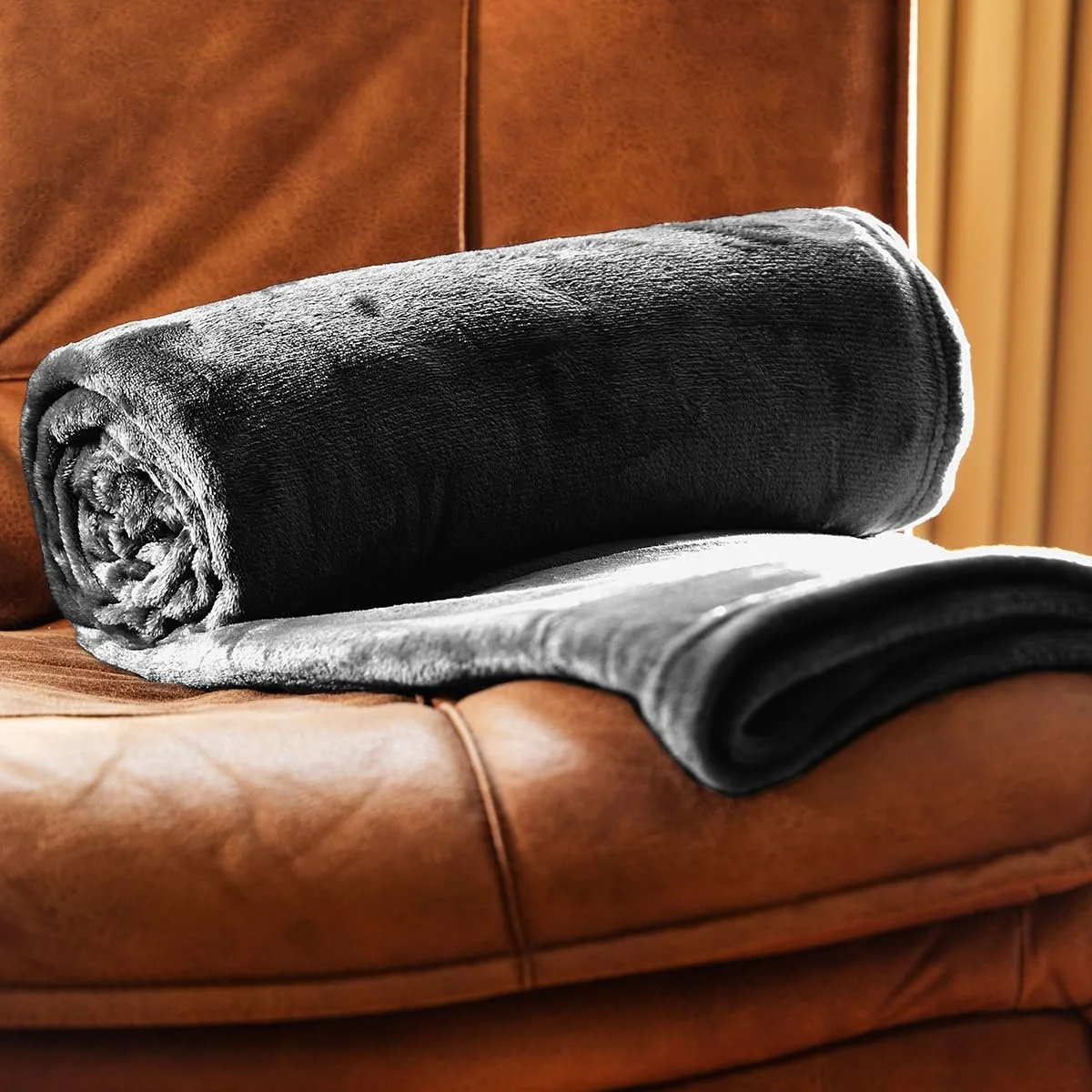 Покривало Clinotest XL М'яка 150 x 220 см - Чорний, фото №5