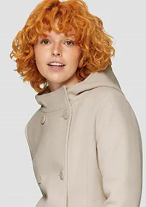 Куртка з капюшоном QS Вовняний вигляд synthetic.ua - Фото 1