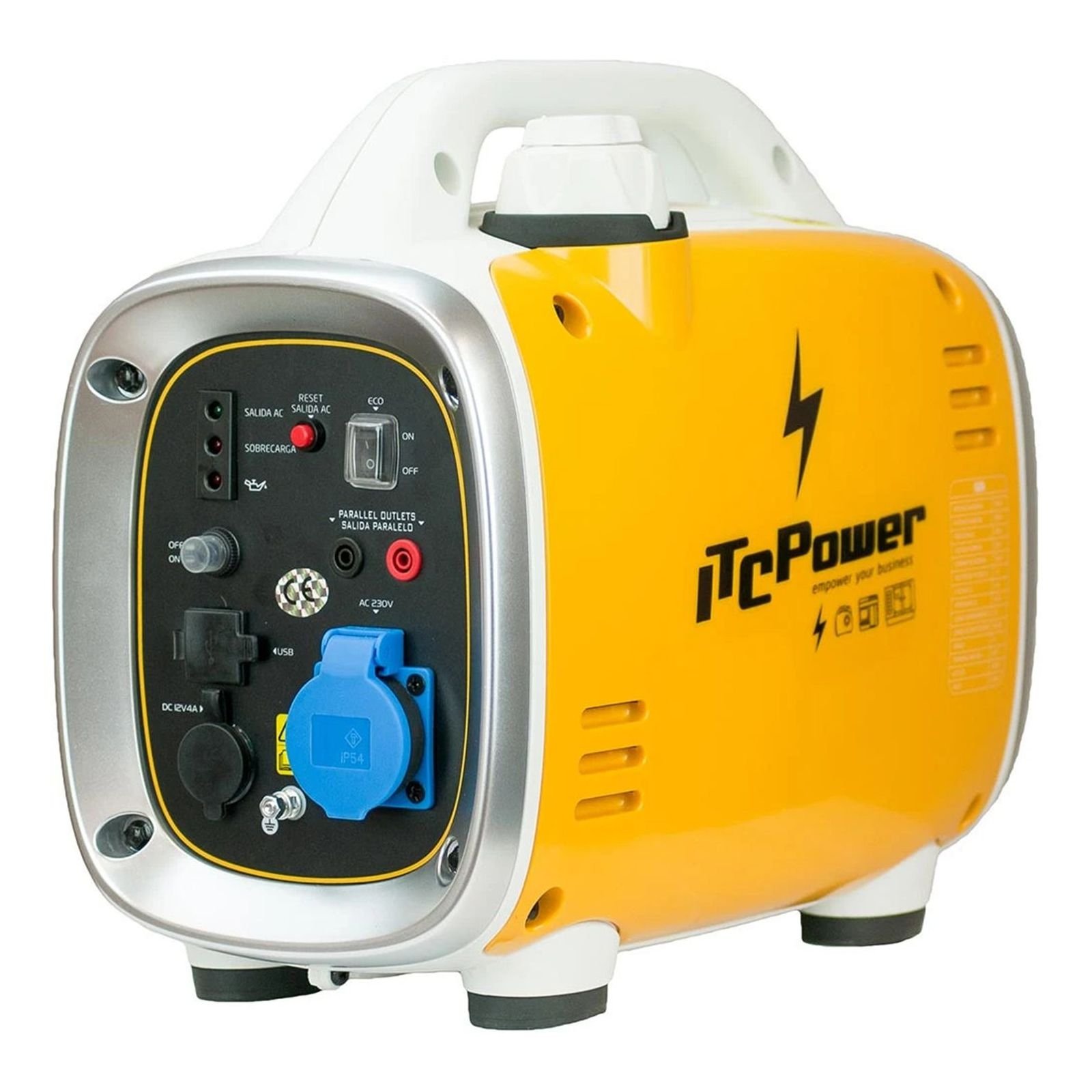 Інверторний бензин (4-х такт) генератор ITC Power GG9i 700 / 900 Вт, фото №1