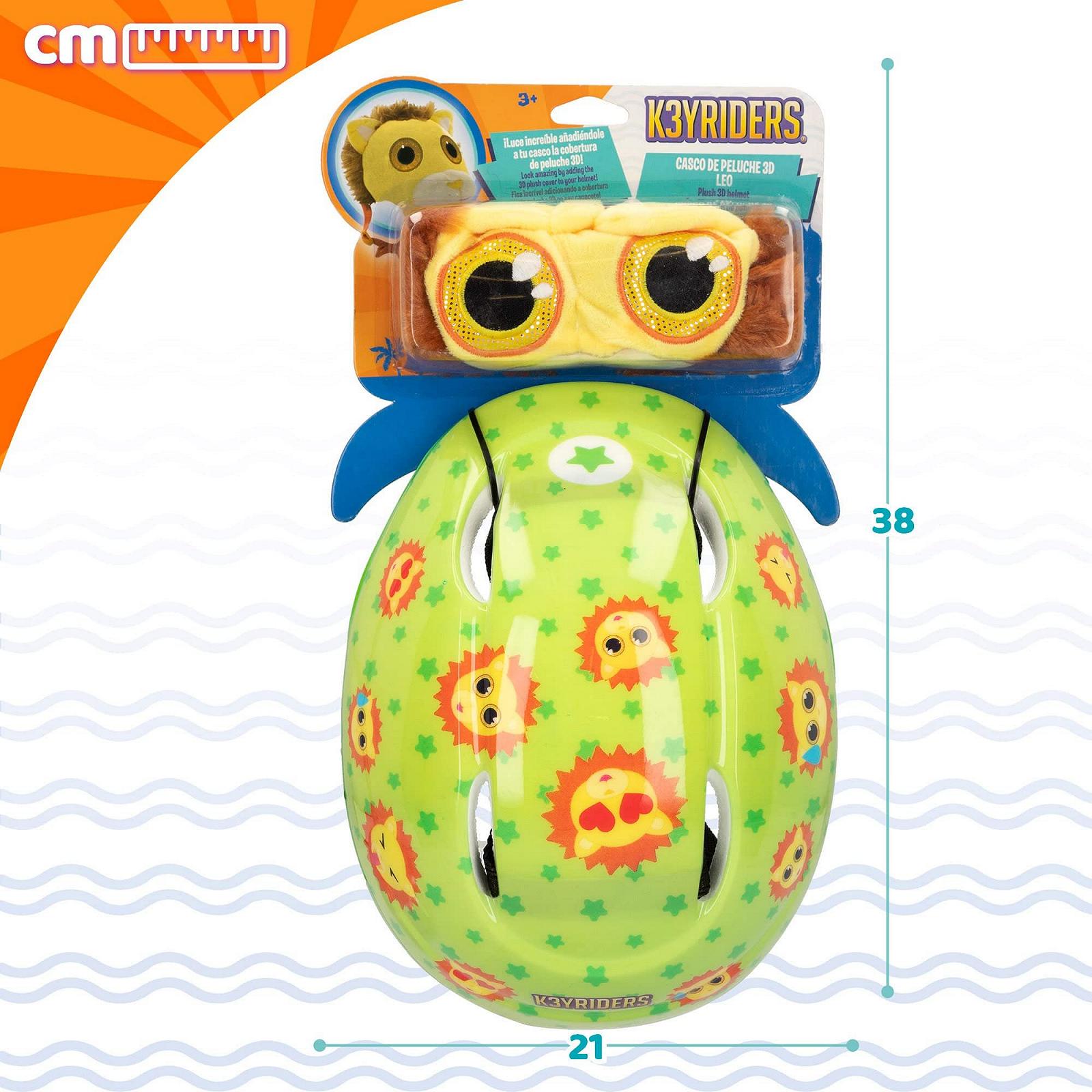 Шолом COLORBABY K3yriders 3D Лев Плюшевий, фото №7