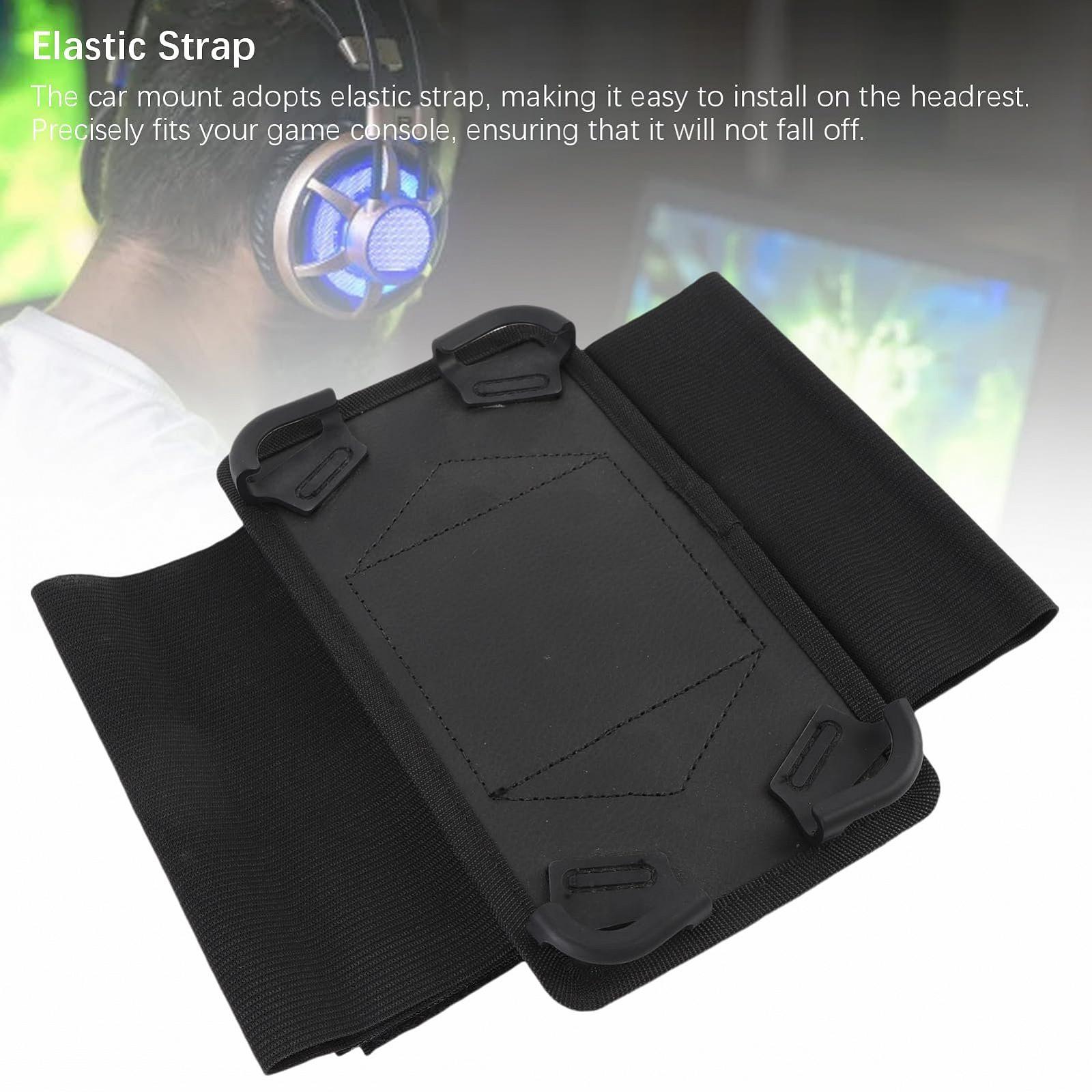 Автомобільне кріплення на підголівник для ігрової консолі 2 2025 з еластичним ременем, силіконовий тримач, фото №2