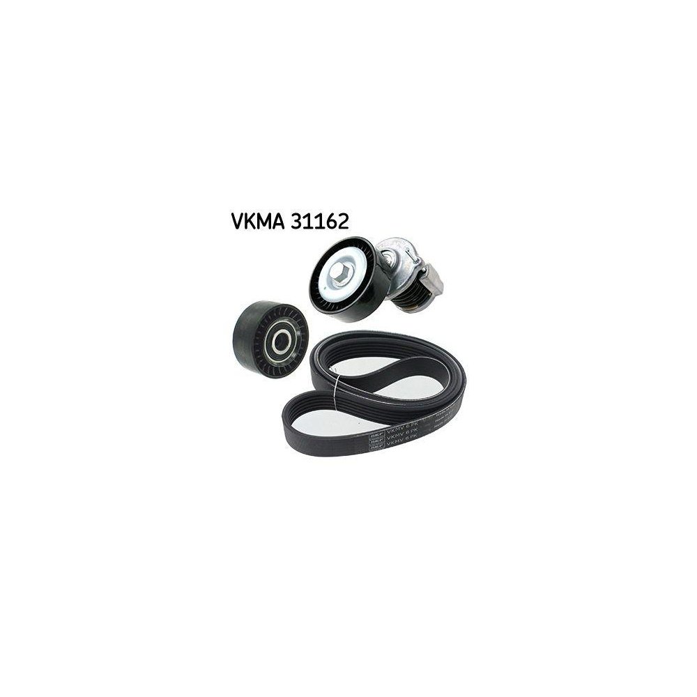 Комплект поликлинового ремня SKF VKMA 31162 для AUDI SEAT SKODA VW, фото №1