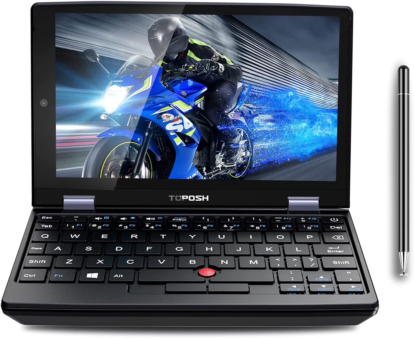 Сенсорний нетбук 7" Toposh T734558256 Intel Celeron J3455 RAM 8GB SSD 256GB Windows 11 Алюминиевой корпус (UKR), фото №1