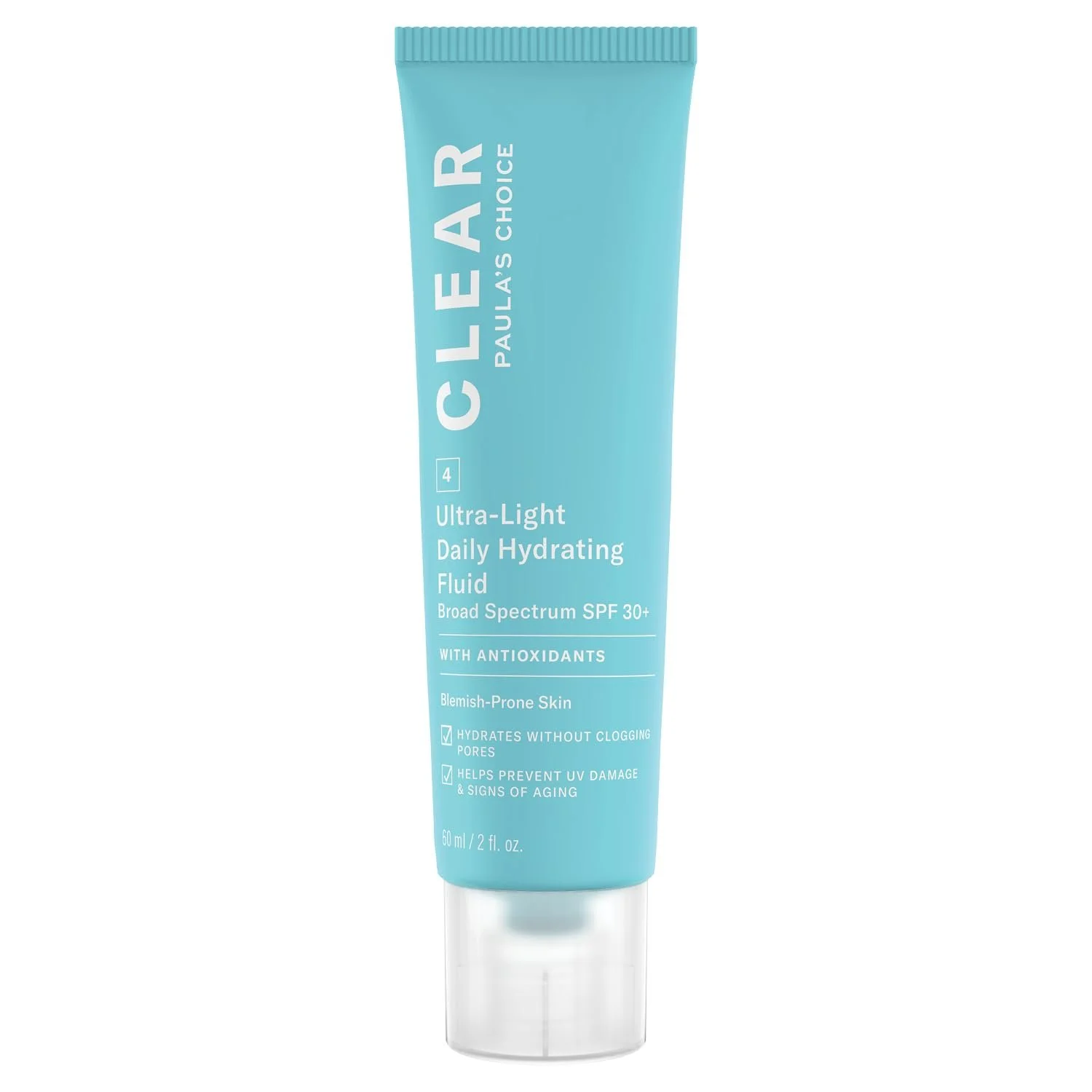 Флюїд для обличчя Paula's Choice Clear Daily Hydrating SPF 30 Зволожувальний Для проблемної шкіри 60 мл, фото №1