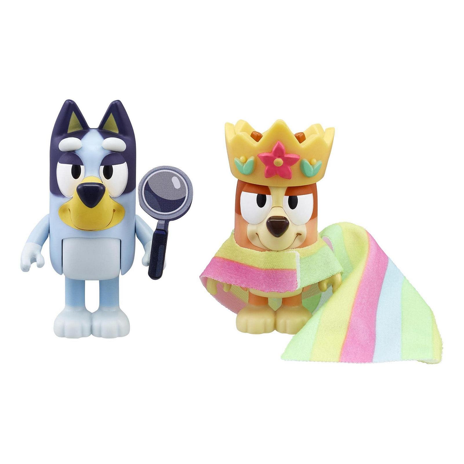 Фигурки Giochi Preziosi Bluey Bly21300 Пара B - Bluey Королева + Bingo - подвижные фигурки от 6 до 8 см, фото №5
