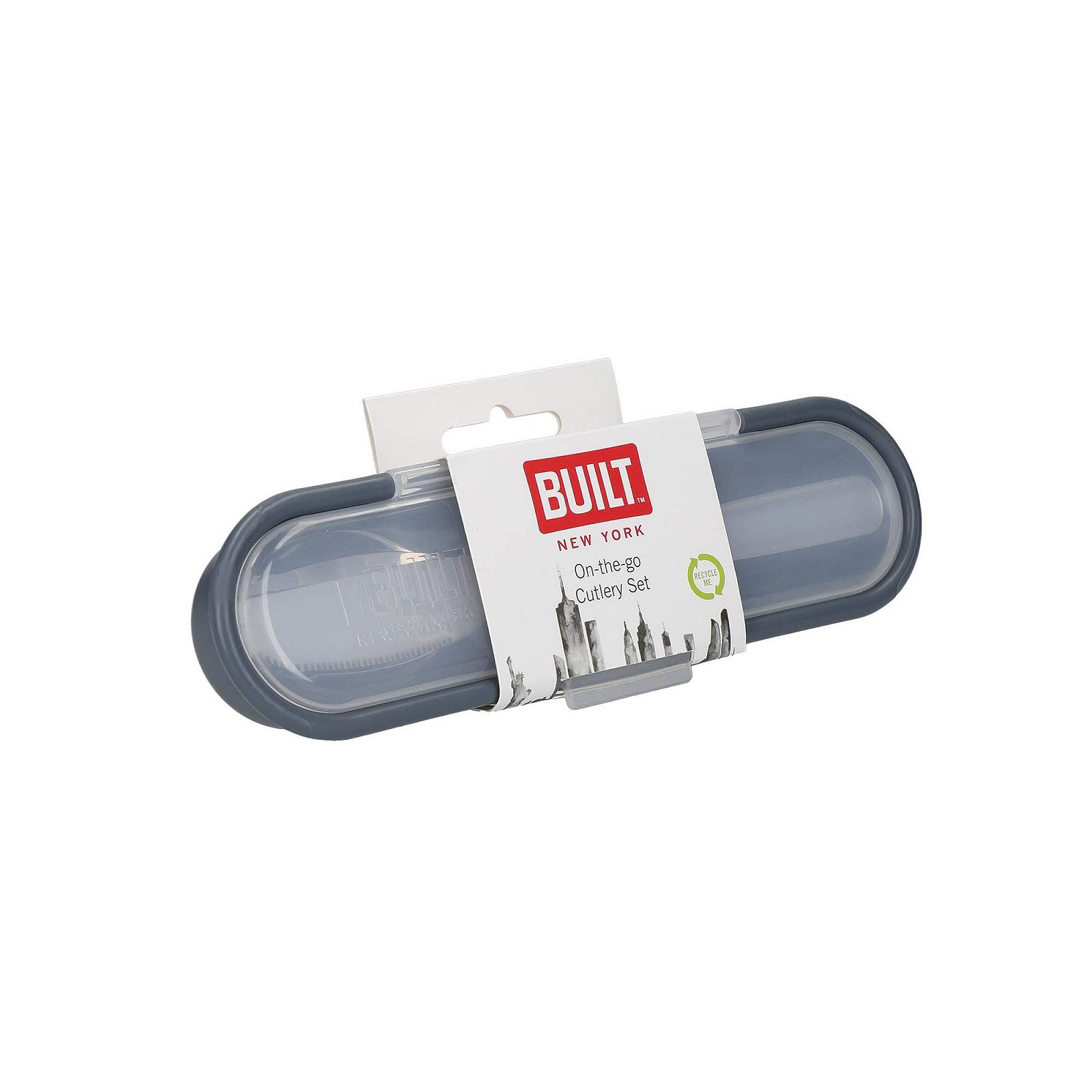 Набор столовых приборов BUILT Travel с контейнером для хранения, нержавеющая сталь 18/8, ложка, нож, вилка, серебряный, фото №5 Набор столовых приборов BUILT Travel с контейнером для хранения, нержавеющая сталь 18/8, ложка, нож, вилка, серебряный, фото №5