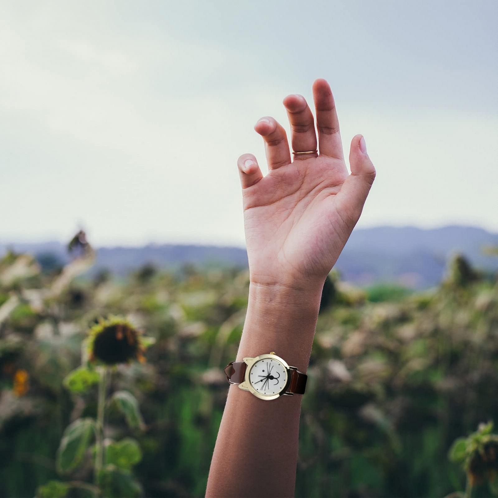 Часы Healvian Модные Женские Часы Кошачьи Часы Для Девочек Мультяшные Студенты Смотрят На Женские Наручные Часы Смотрят На Минималистичные Часы Серебряный Белый, фото №6