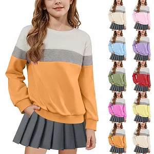 Кольорова толстовка для дівчат synthetic.ua - Фото 1