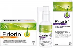 Капсулы Priorin 270 шт. + Жидкий раствор с помпой 50 мл - Фото 1