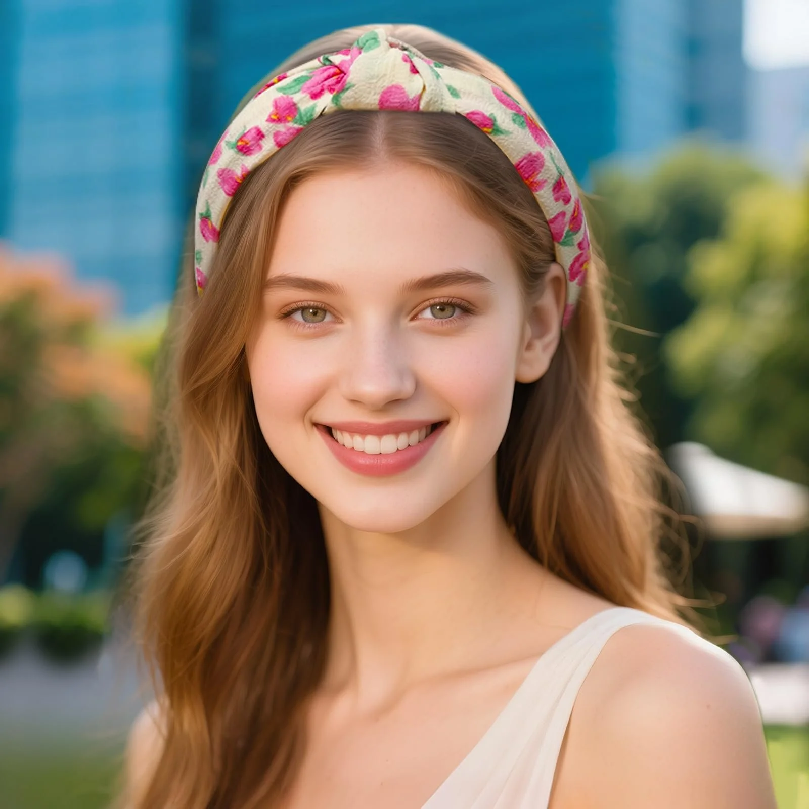 Обруч на голову Широка рожева, фото №4