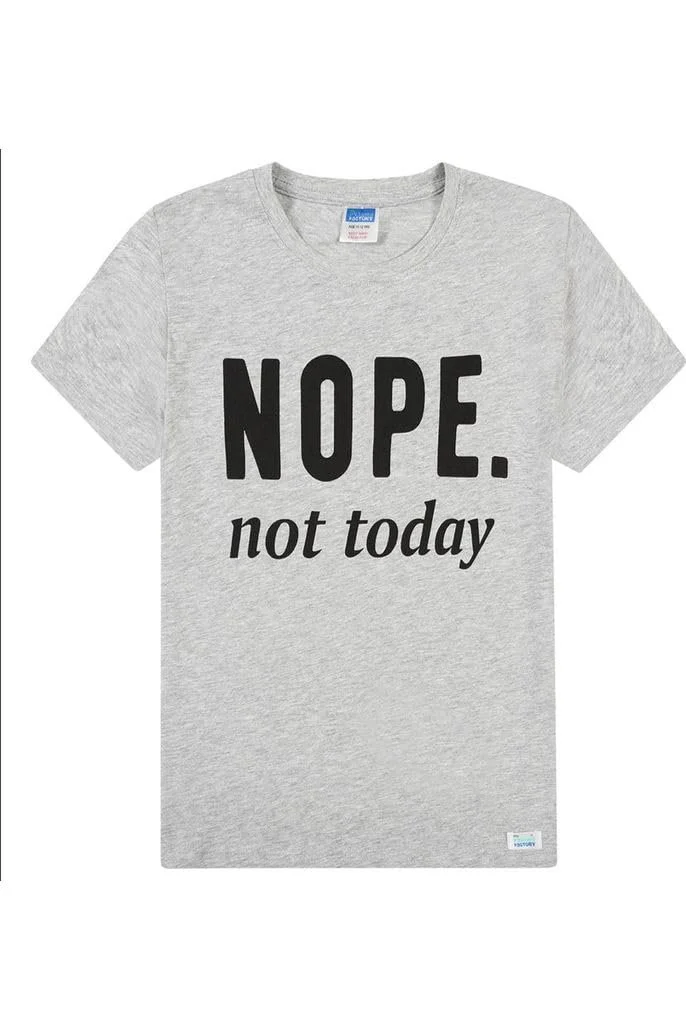 Піжама Cheeky Plaid Short Cotton Nope Not Today для дівчат, фото №4