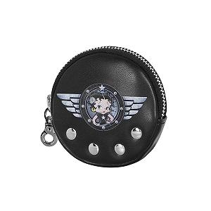 Кошелек Betty Boop Motor Love-Cookie - Черный, 8.7 x 8.7 см, черный, Cookie Wallet Motor Love - Фото 1