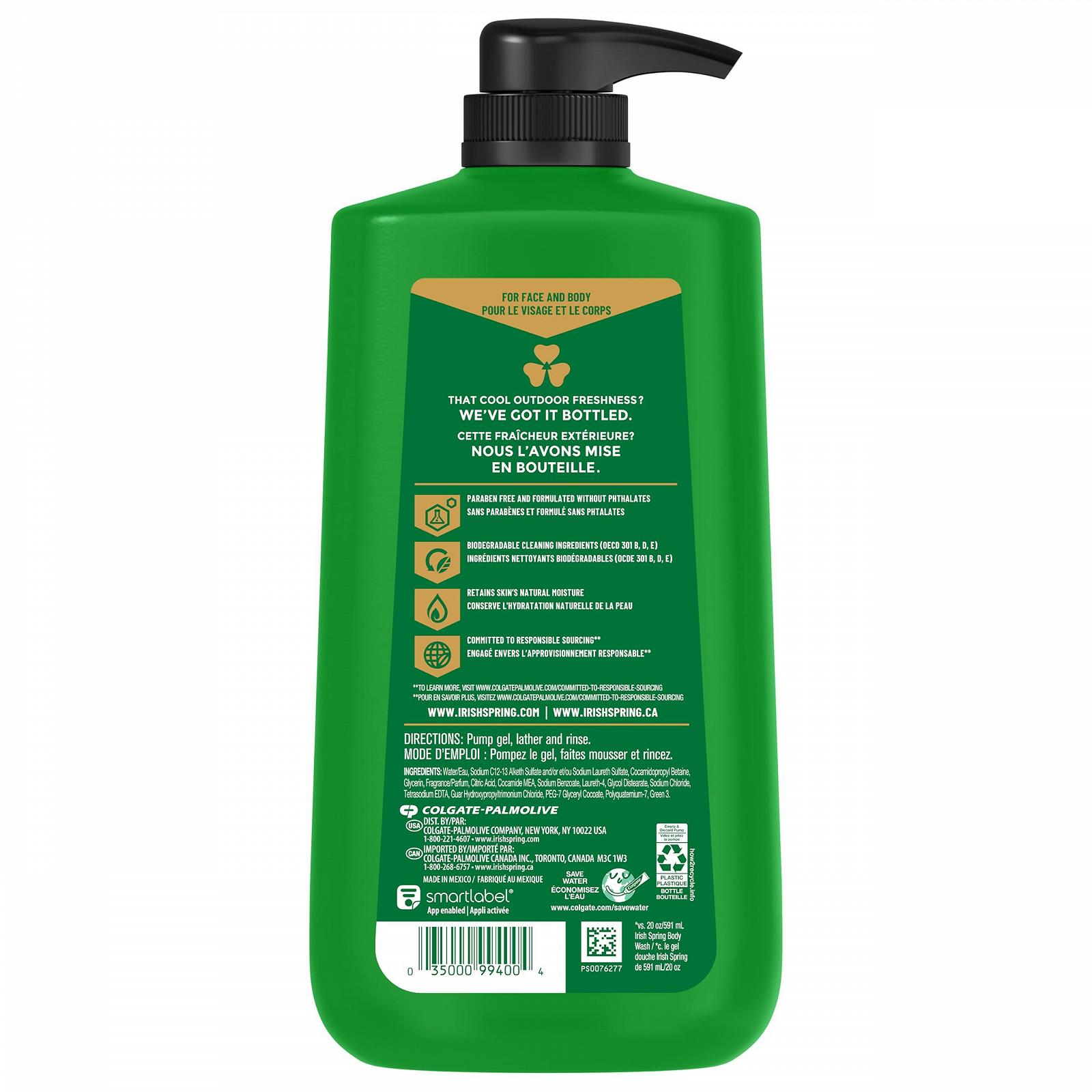 Гель для душу Irish Spring 5-in-1 Body Wash 30 oz (887 мл) з дозатором, фото №5 Гель для душу Irish Spring 5-in-1 Body Wash 30 oz (887 мл) з дозатором, фото №5