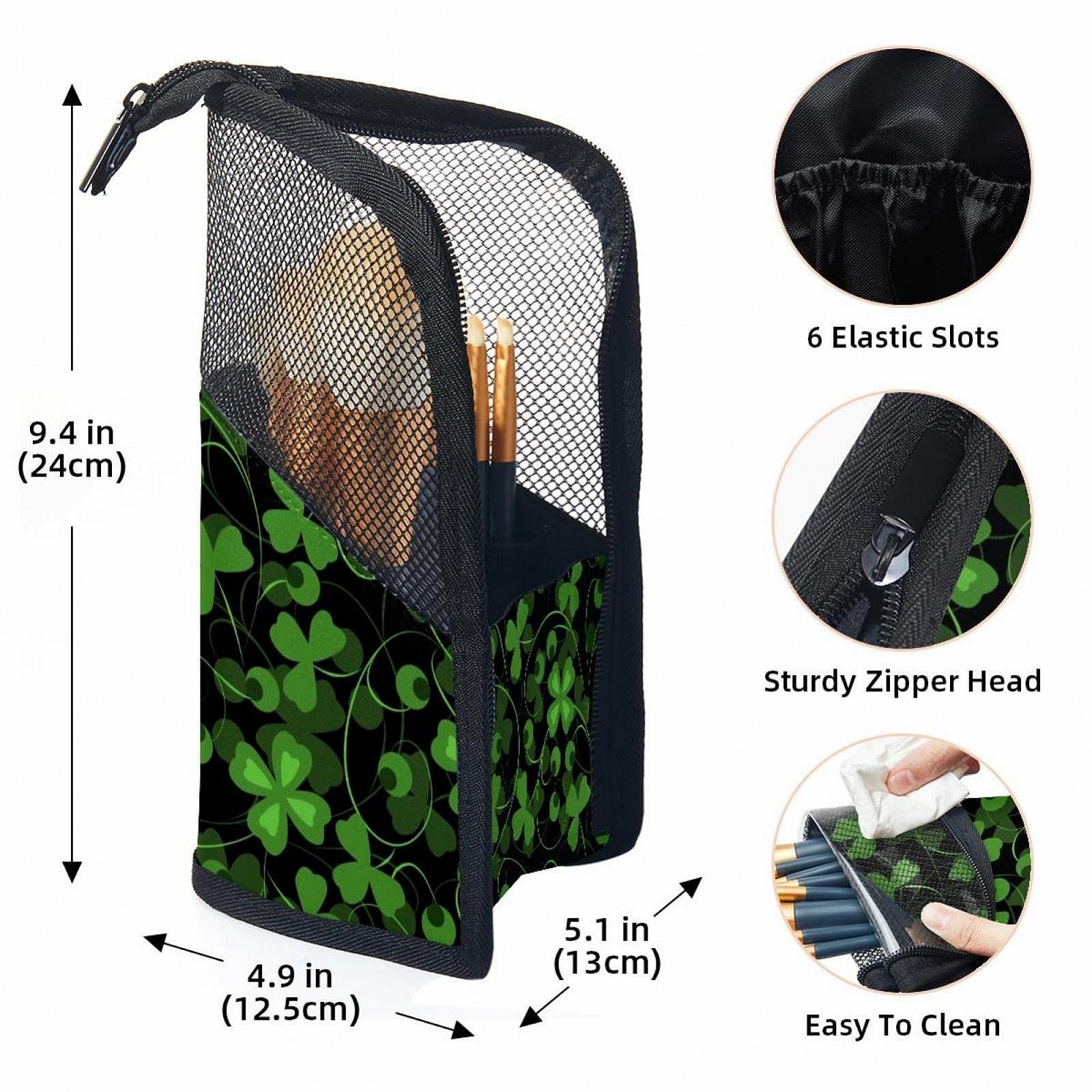 Набір кистей для макіяжу з органайзером Glück verlässt Clover, 12 шт., фото №3