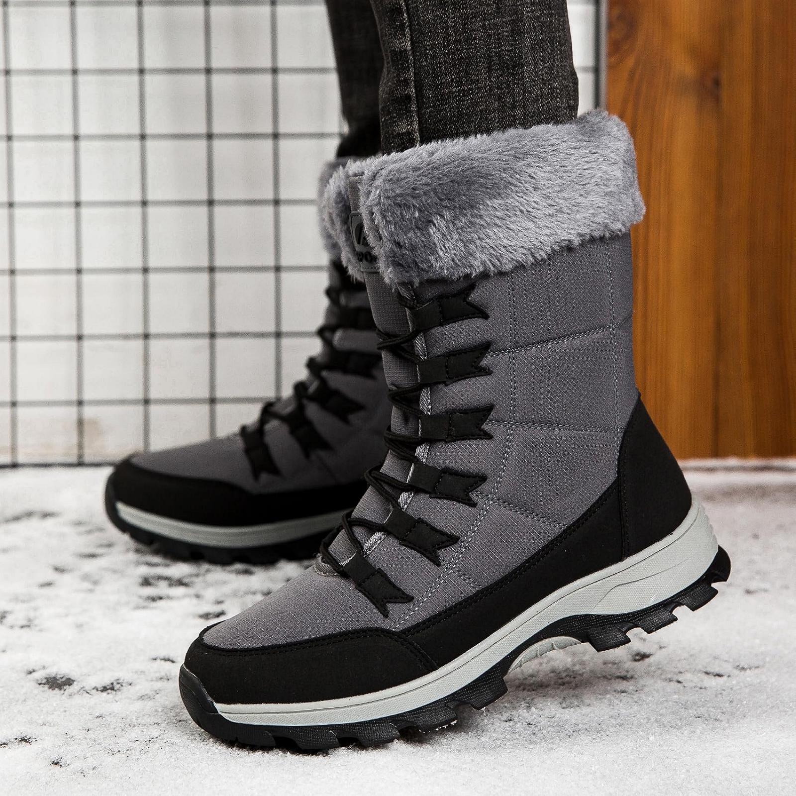 Ботинки Topwolve зимние утепленные водонепроницаемые мужские, фото №5