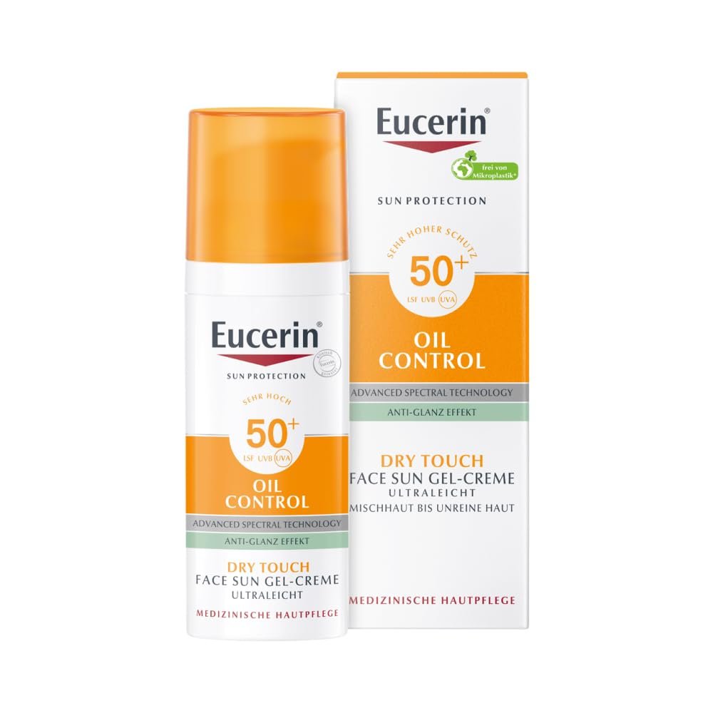 Гель-крем для обличчя Eucerin Dry Touch SPF 50 50 мл, фото №1