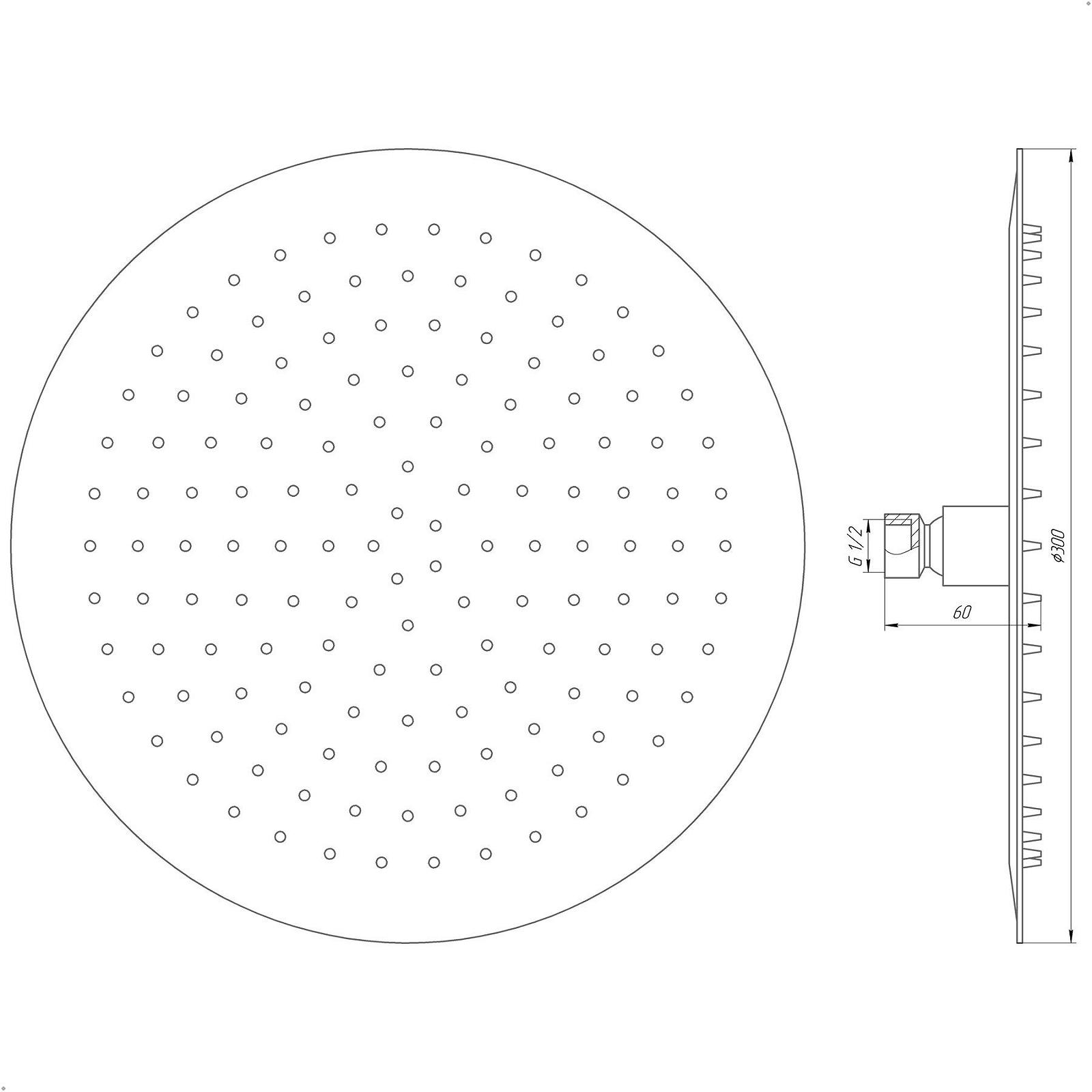 Душова лійка Globus Lux STS-0300, фото №6