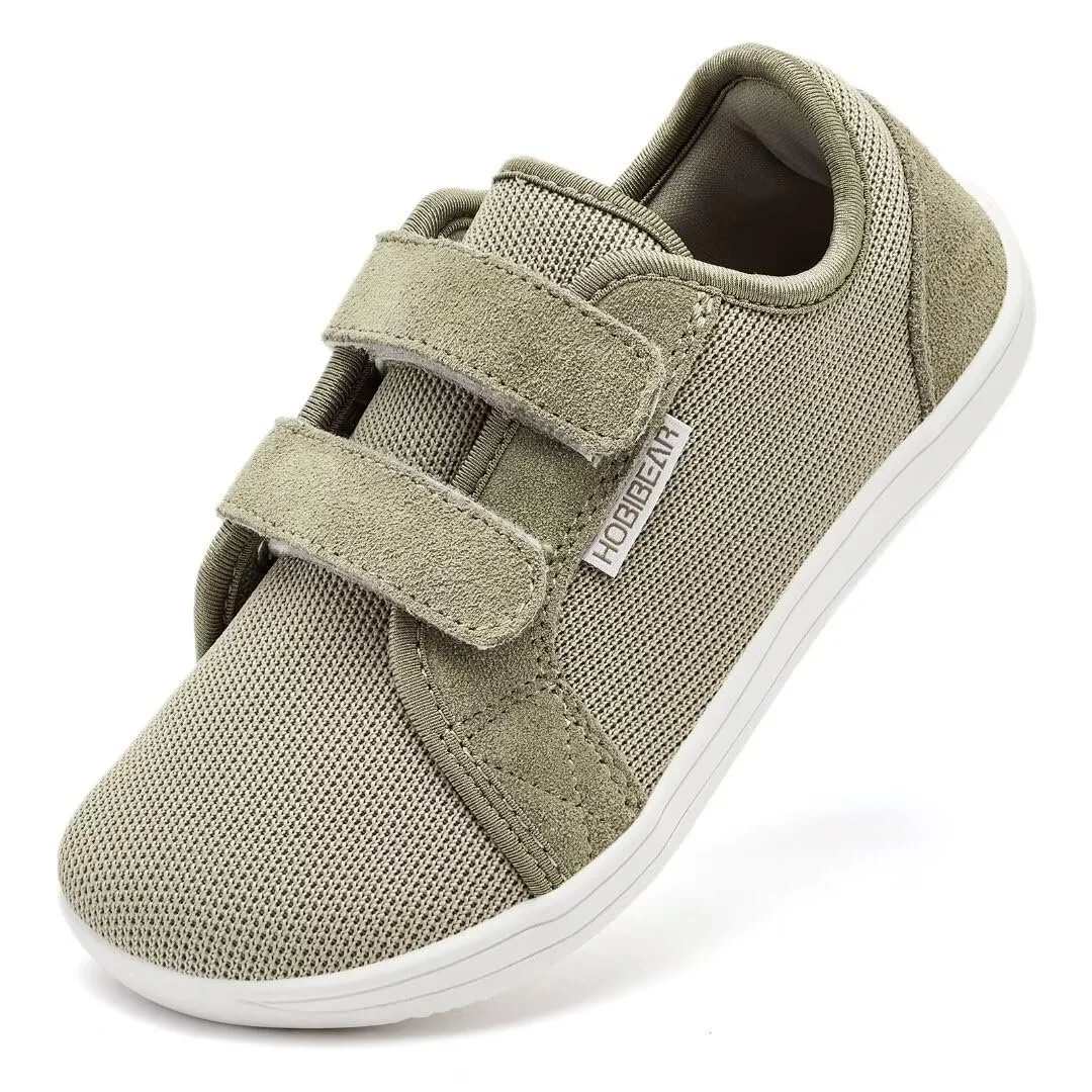 Кросівки HOBIBEAR Дитячі широкі для хлопчиків і дівчаток, для бігу по пересіченій місцевості, мінімалістичні для ходьби, фото №1