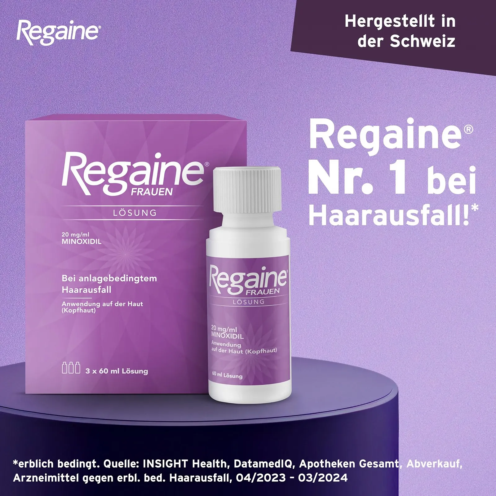 Розчин REGAINE Жіночий, з 2% Міноксидилом, 1 місяць, фото №2 Розчин REGAINE Жіночий, з 2% Міноксидилом, 1 місяць, фото №2