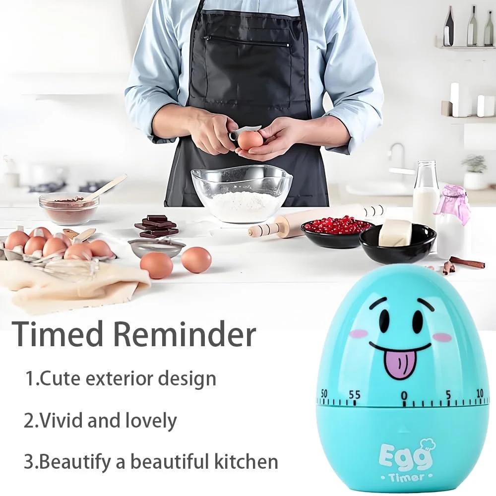 Таймер кухонный механический Egg Timer Яйцо, фото №6