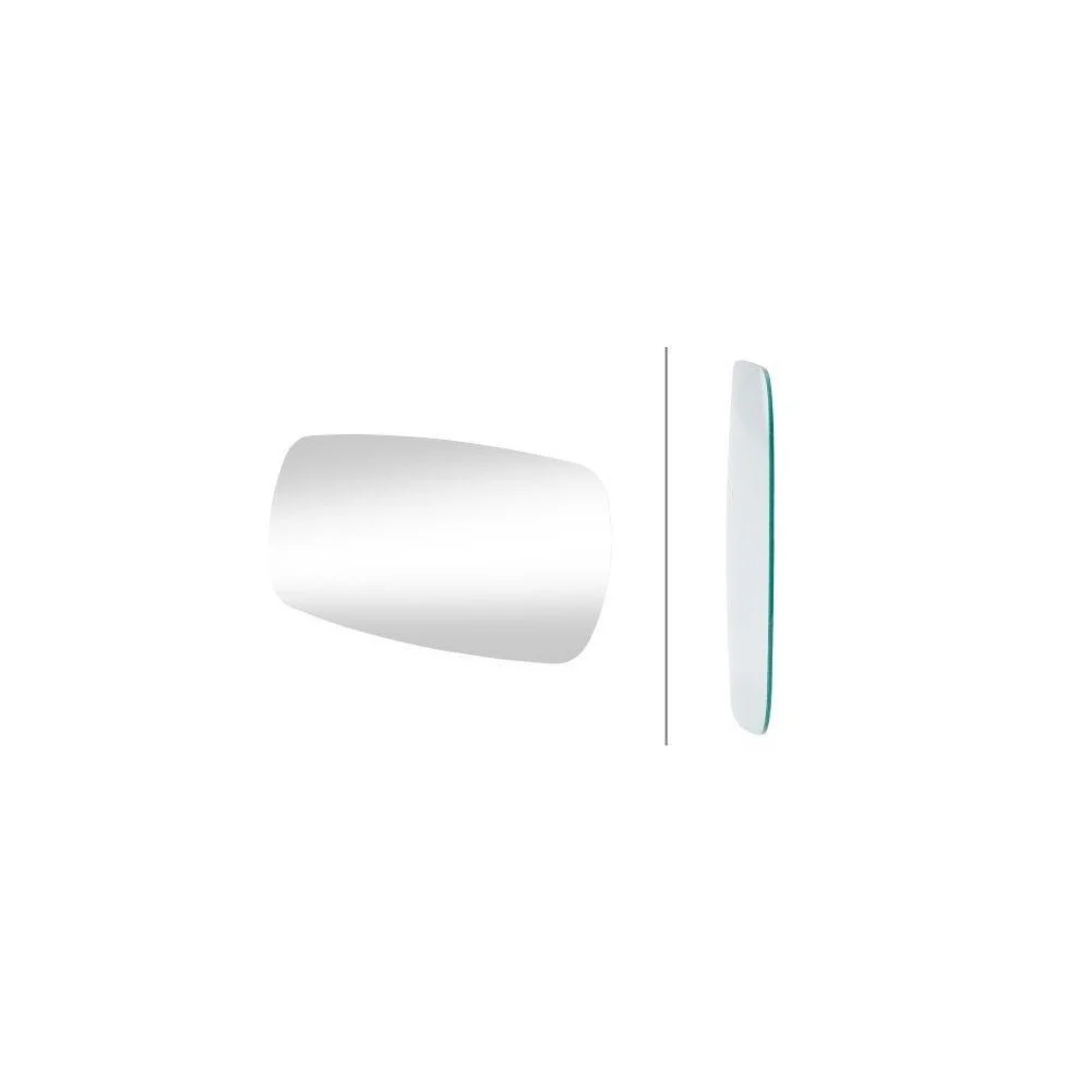 Стекло зеркала HELLA 9EY 117 124-001 для MAN MERCEDES-BENZ JOHN DEERE, двухстороннее, фото №1