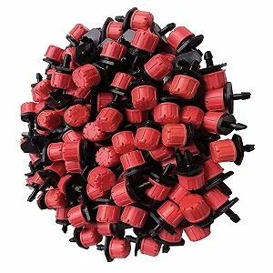 Микро-дождеватель для полива 200 шт 8 отверстий 360° 1/4" - Фото 1