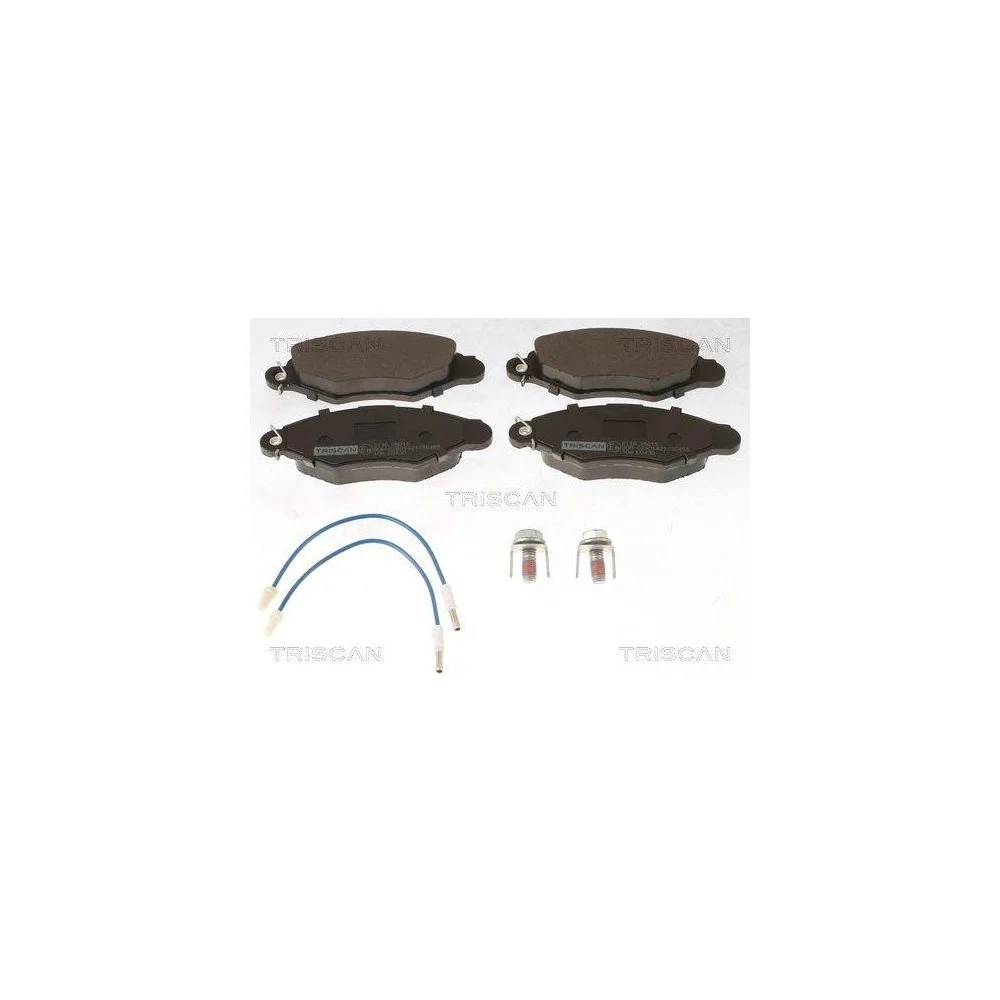 Комплект тормозных колодок, дисковый тормоз TRISCAN 8110 25015 для CITROËN NISSAN PEUGEOT, фото №1