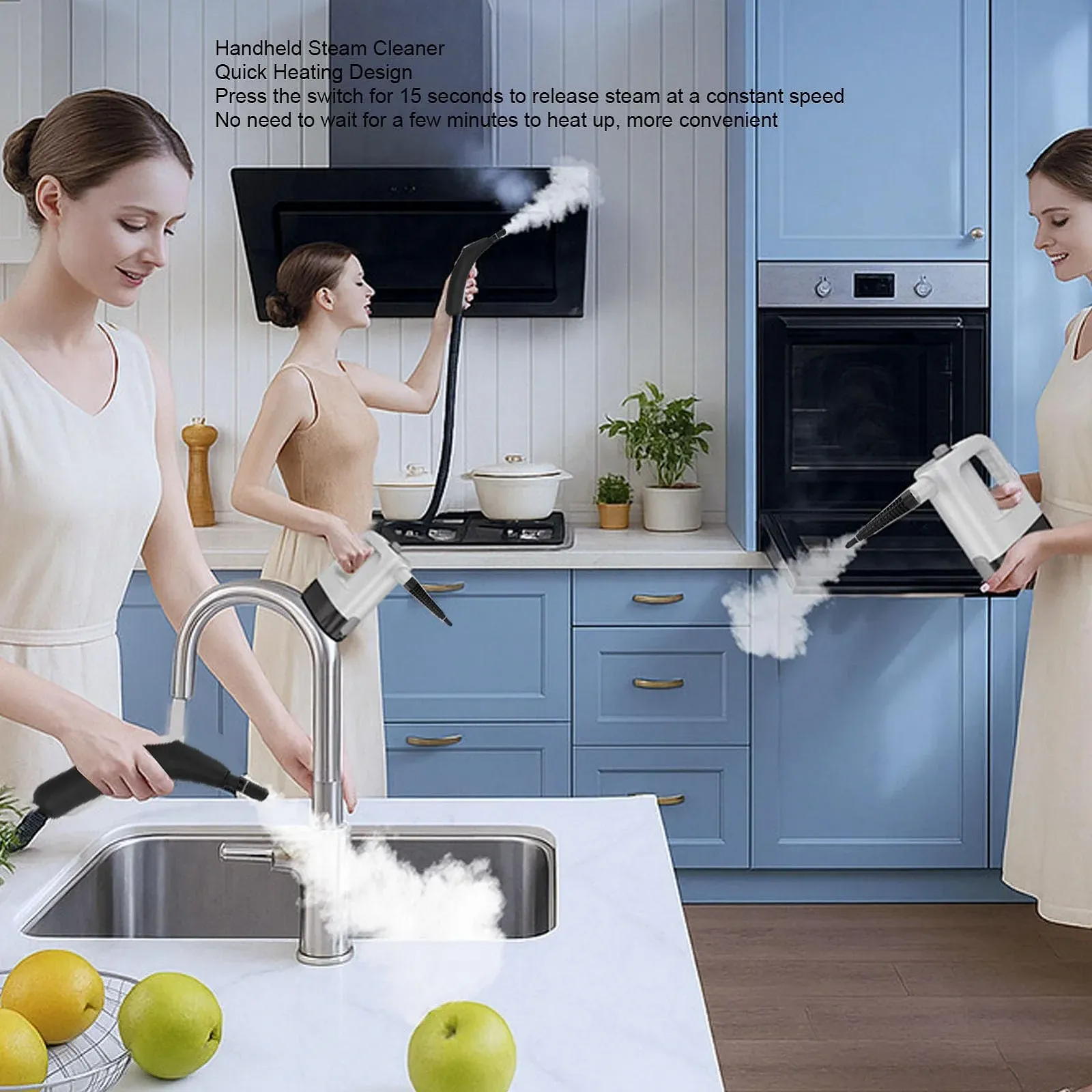 Ручний пароочисник HEEPDD 1200 Вт 400 мл, фото №3