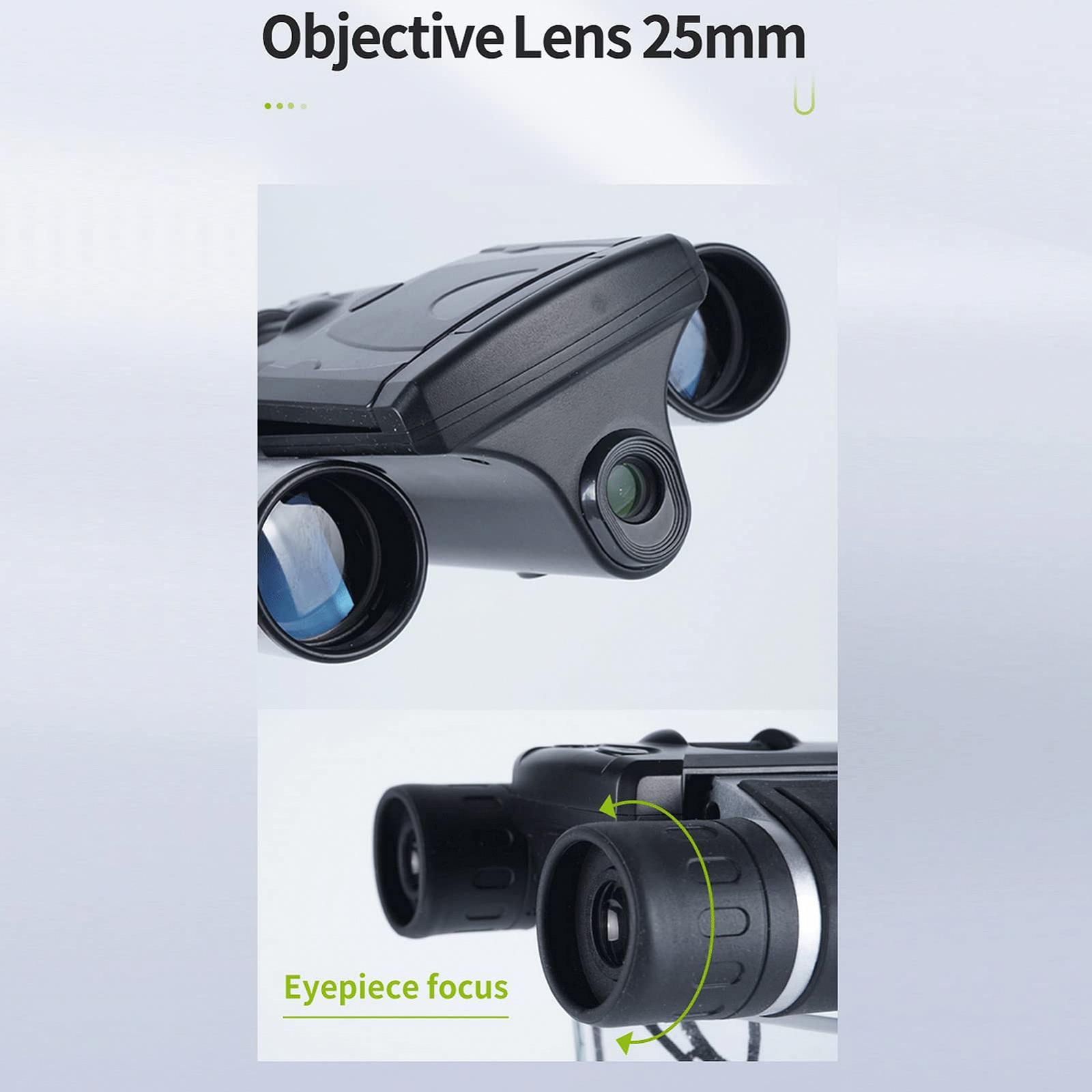 Цифрові біноклі Камера 2-дюймовий LCD дисплей 10x 1080P 5MP, фото №6