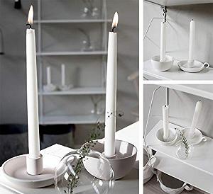 Підсвічник Storefactory Lindatorp Керамічний Білий synthetic.ua - Фото 1