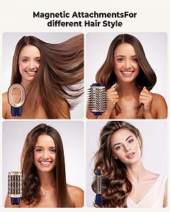 Фен-щітка для волосся UKLISS 4 в 1 1000 W synthetic.ua - Фото 1