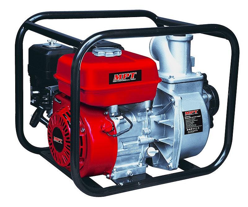 Мотопомпа бензинова 4-тактна MPT 5200 Вт/7 к с 212 см³ вхід/вихід 50 мм 28 м³/год MGWP50, фото №1