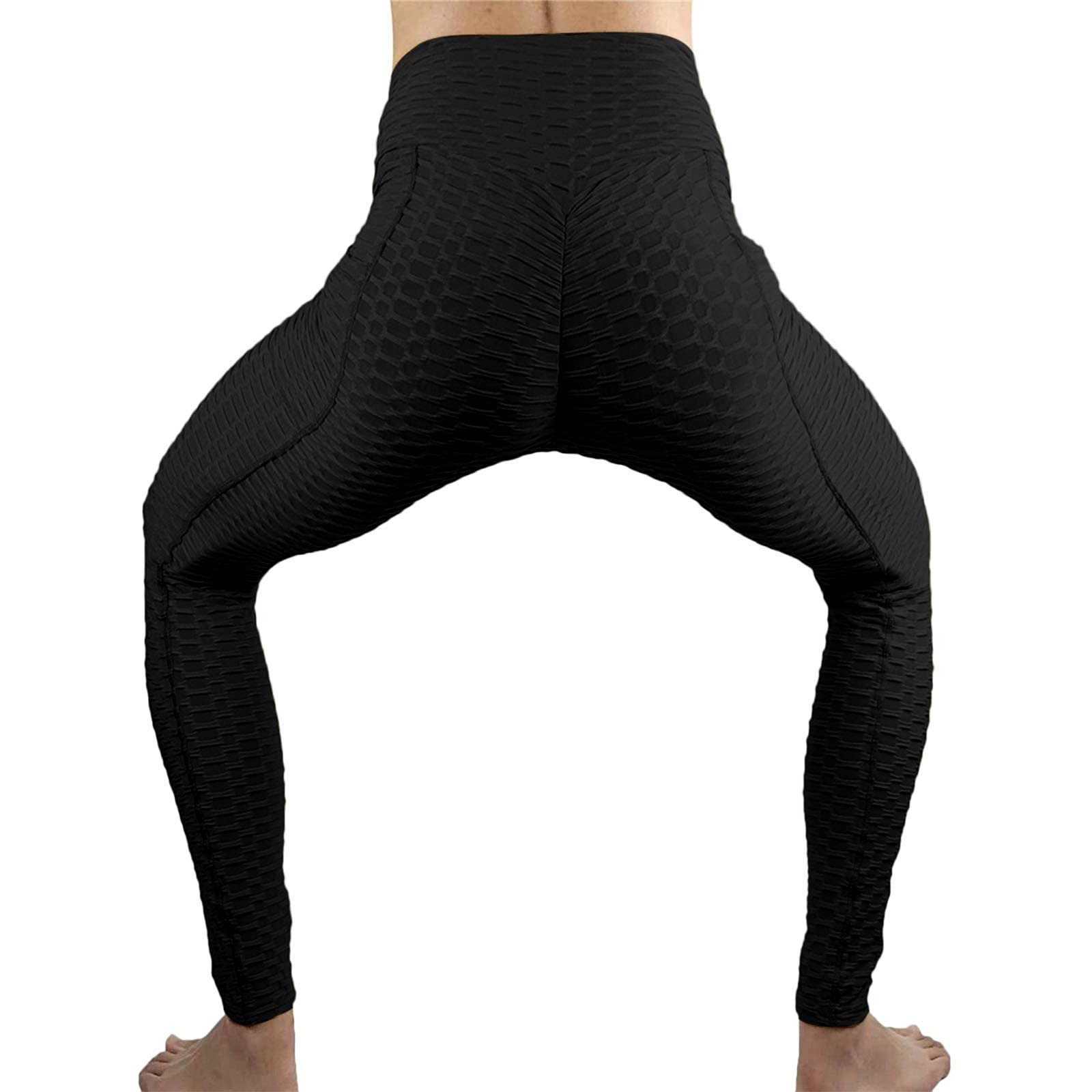 Легінси YEBIRAL Спортивні з кишенями, з високою талією Push Up Anti Cellulite, Scrunch Butt Sexy Butt Lifting, Спортивні штани, Для йоги, Boom Booty Tights, Фітнес Для бігу, фото №3