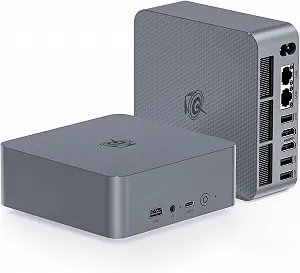Купити Міні ПК Beelink EQR5 / AMD Ryzen 7 5825U / RAM 16GB / SSD 500GB / 2 x HDMI / 2 х LAN / Wi-Fi 6 / Bluetooth 5.2 / Windows 11 Pro / Сірий - Фото 1 Міні ПК Beelink EQR5 / AMD Ryzen 7 5825U / RAM 16GB / SSD 500GB / 2 x HDMI / 2 х LAN / Wi-Fi 6 / Bluetooth 5.2 / Windows 11 Pro / Сірий - Фото 1