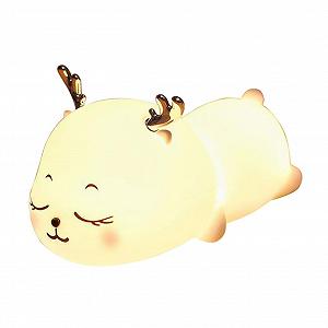 Лампа Abaodam Little Milk Deer LED USB Силикон Белый - Фото 1