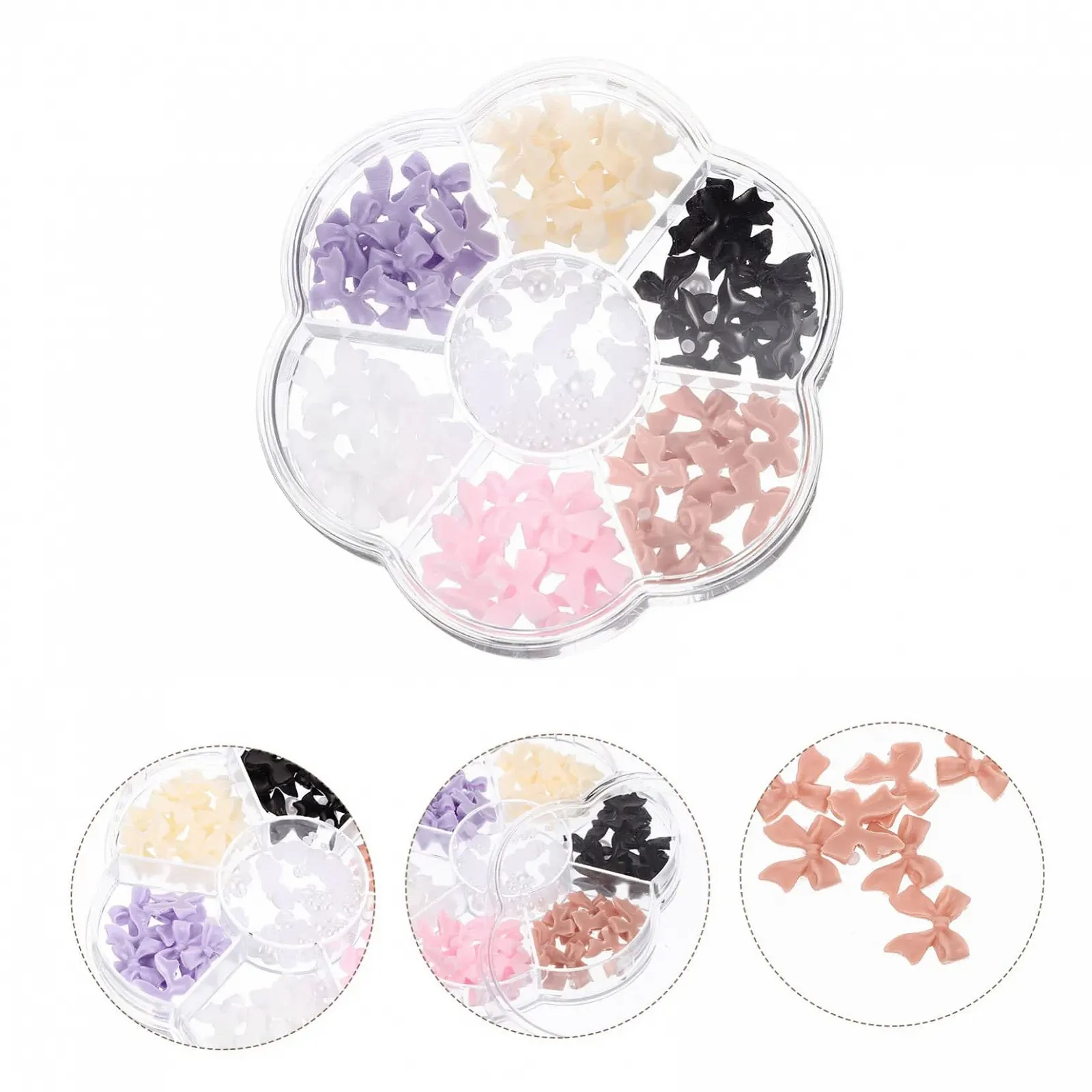 Украшения для ногтей Бант FRCOLOR со стразами для творческого дизайна ногтей, фото №3