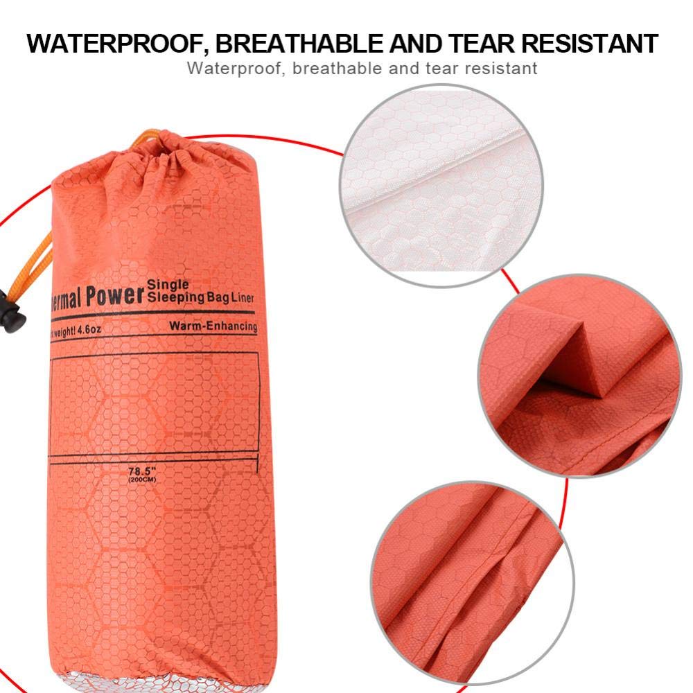 Спальный мешок Alomejor Warm Ultralight Mini Nylon Fabric Waterproof Hut Single Thin для кемпинга, фото №7