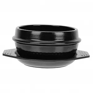 Кастрюля керамическая с подносом термостойкая энергосберегающая - Фото 1