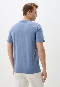 Футболка Basic cotton  1045627-37533 Tom Tailor Синій L synthetic.ua - Фото 1