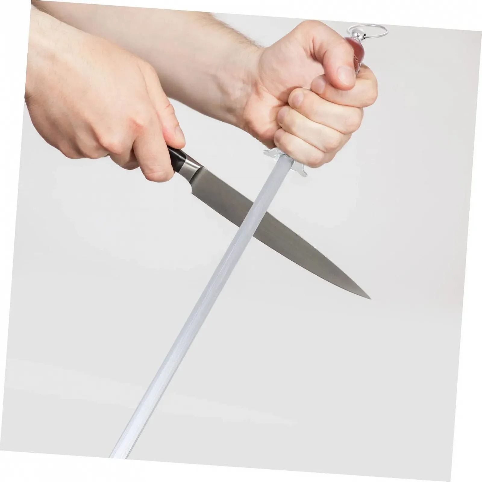 Мусат Mobestech стальной с деревянной ручкой, фото №4