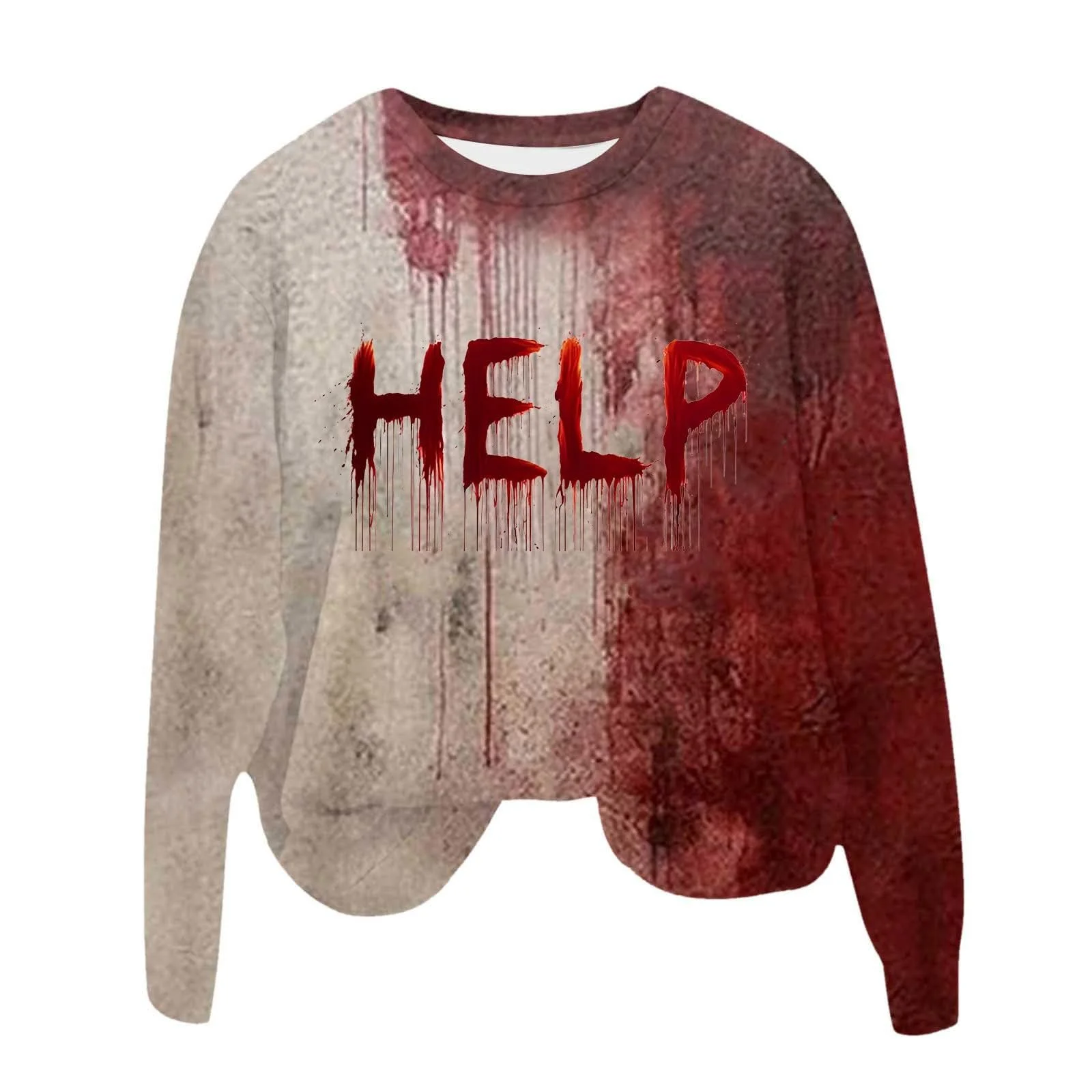 Женский Свитшот Модный милый с длинным рукавом Топ Университет Хэллоуин Одежда 2025 Аккуратный Модный Y2K Большой Эстетический Backwoods Осень, фото №4