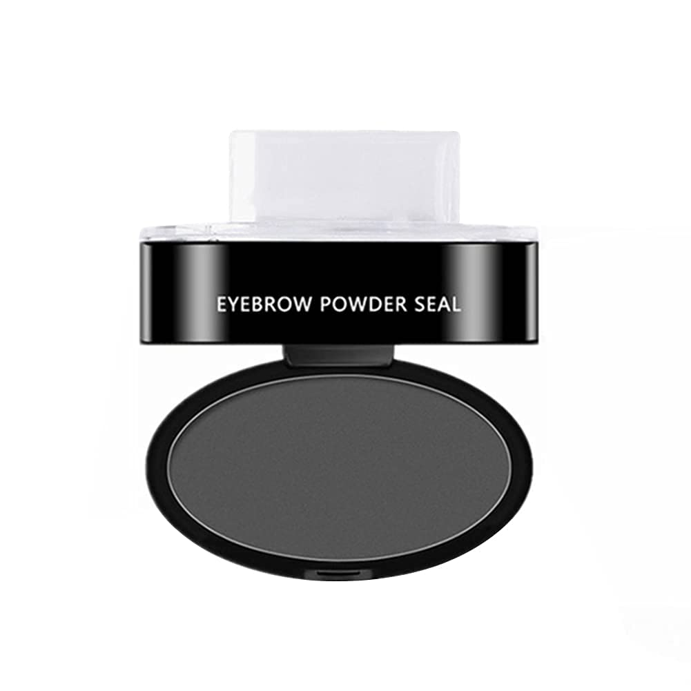 Штамп для брів Набір для брів Штамп Пудра Водостійкий Трафарет Тип B Сірий, фото №1