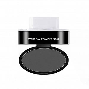 Штамп для бровей Набор для бровей Штамп Пудра Водостойкий Трафарет Тип B Серый - Фото 1